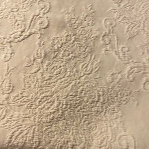 Vintage Metelasse’ Bed Coverlet Cream Color Twin size